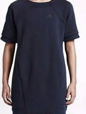 Nike Tech Fleece Dress Blue Small Raglan Sleeve